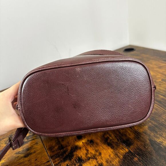 Yves Saint Laurent YSL Vintage Bucket Bag Brown Leather - Picture 9 of 15